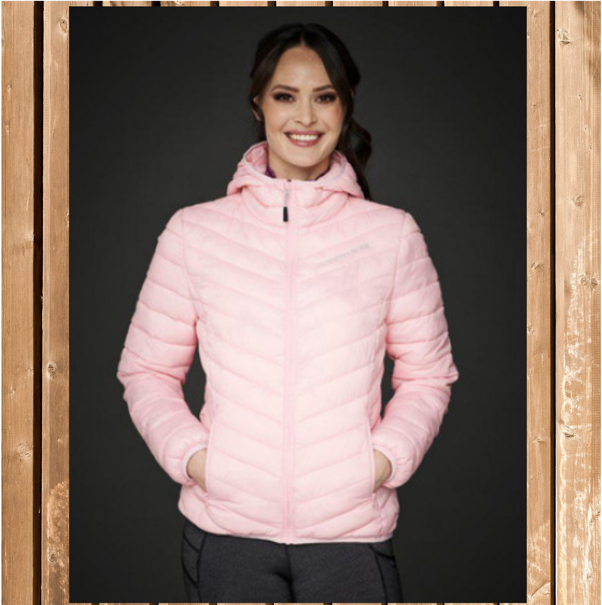 Mountain Horse Jacke Sally, leichte Steppjacke, pink